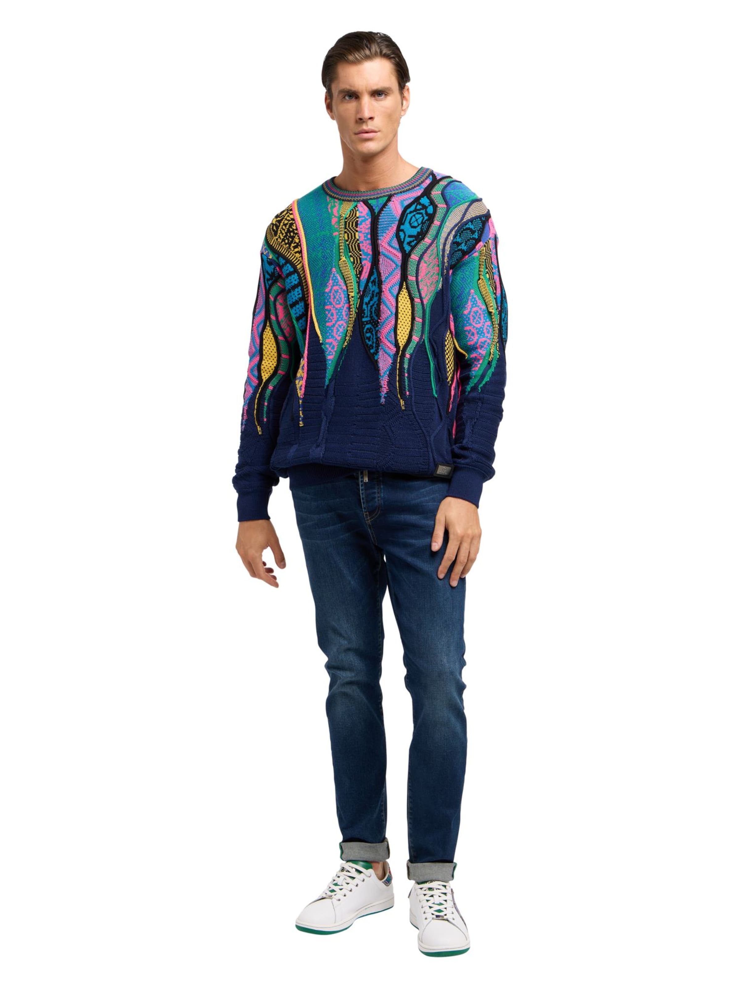 Pull-over ' di Nardo ' Carlo Colucci en bleu