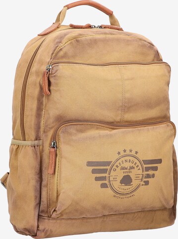 GREENBURRY Backpack 'Aviator' in Brown