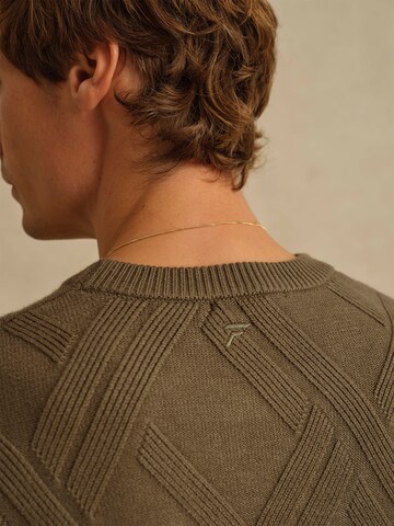 DAN FOX APPAREL Свитер 'Sascha' в Зеленый