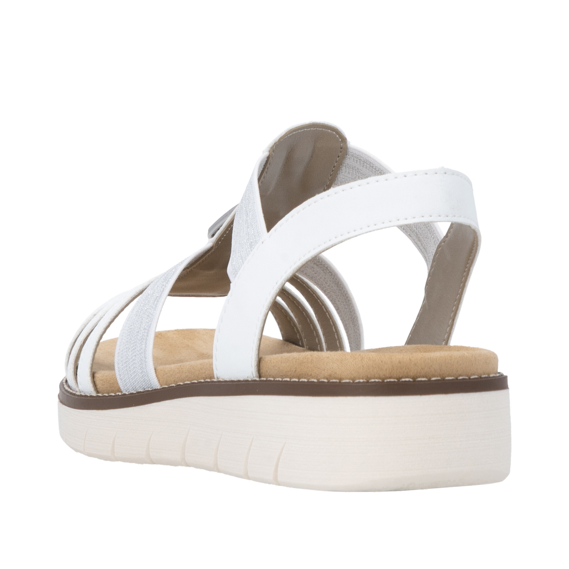 Sandalo con cinturino 'D2041' di REMONTE in bianco