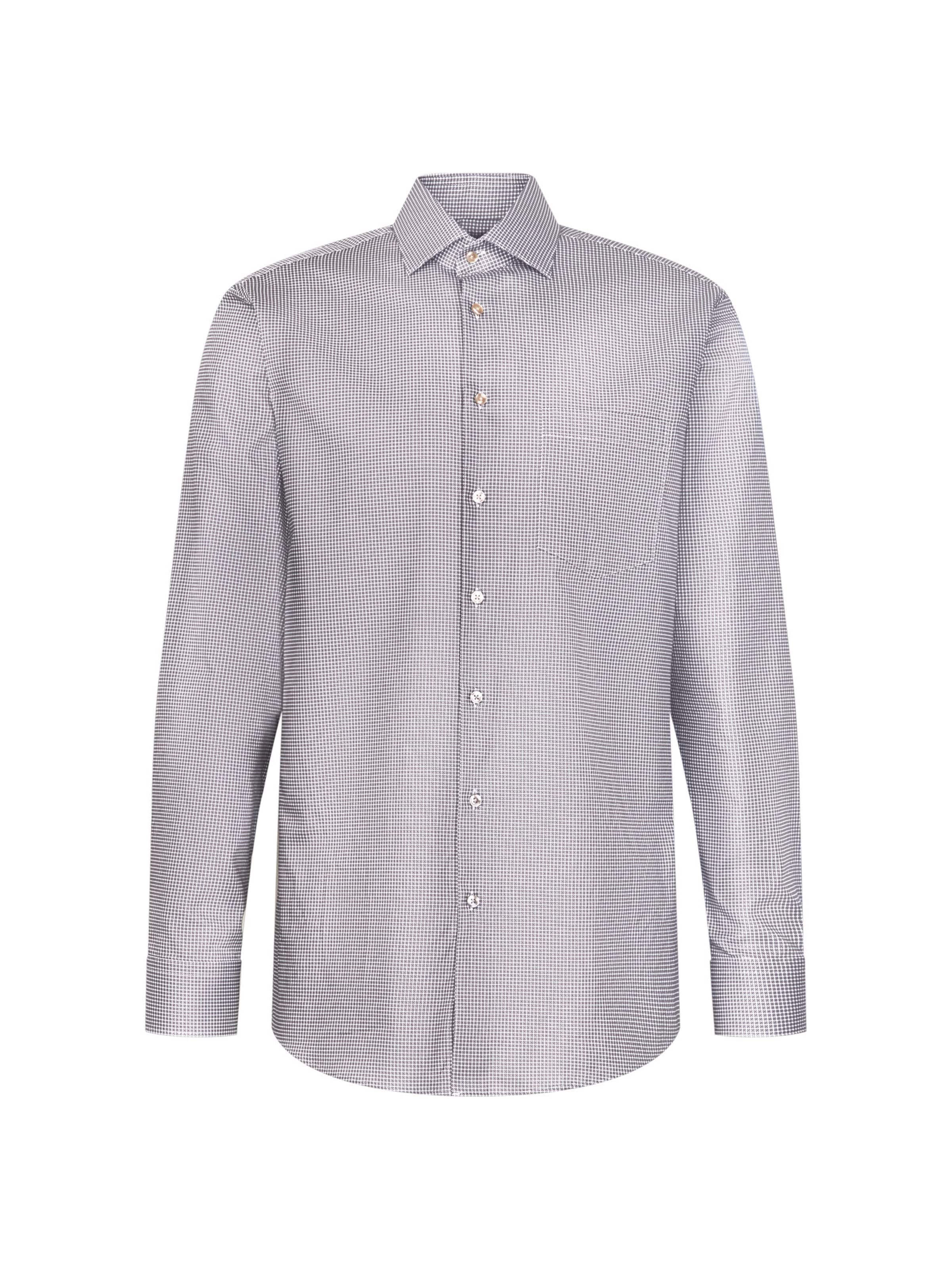 Coupe regular Chemise business 'SMART ESSENTIALS' SEIDENSTICKER en beige : devant