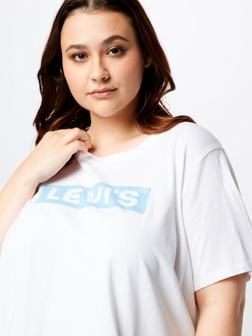 Levi's® Plus - Camiseta 'Cropped Jordie Tee' en blanco