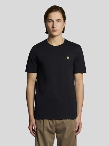 T-Shirt 'Fine Slub' Lyle & Scott en noir : devant