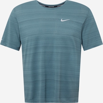 NIKE Functioneel shirt 'Miler' in Blauw: voorkant