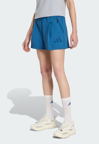 ADIDAS SPORTSWEAR Loosefit Sportbroek 'Z.N.E.' in Groen: voorkant