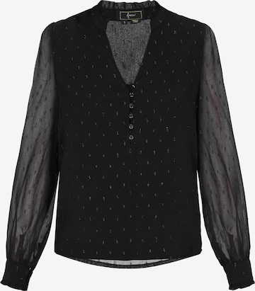 faina - Blusa en negro: frente