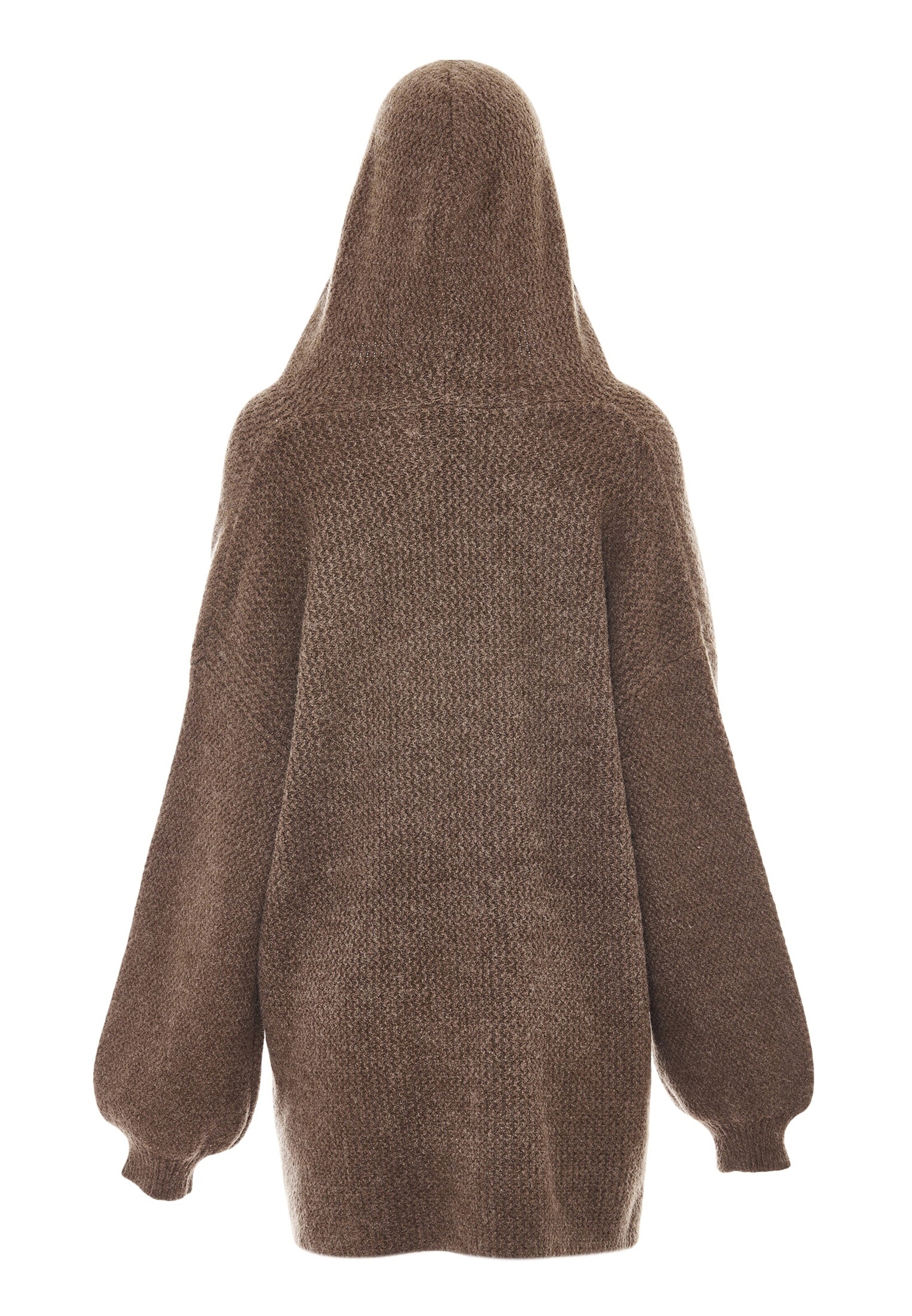 Tanuna Gebreid vest in Bruin