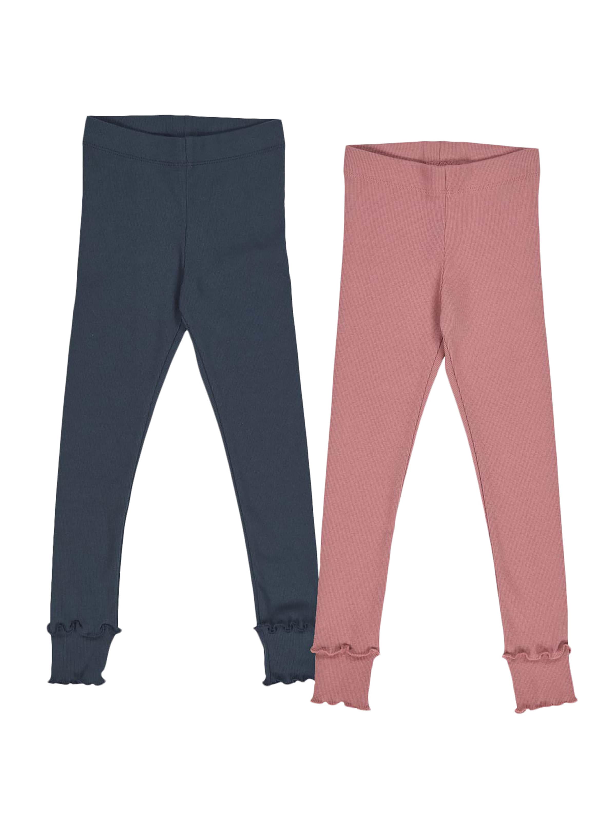 Skinny Leggings Müsli by GREEN COTTON en bleu : devant