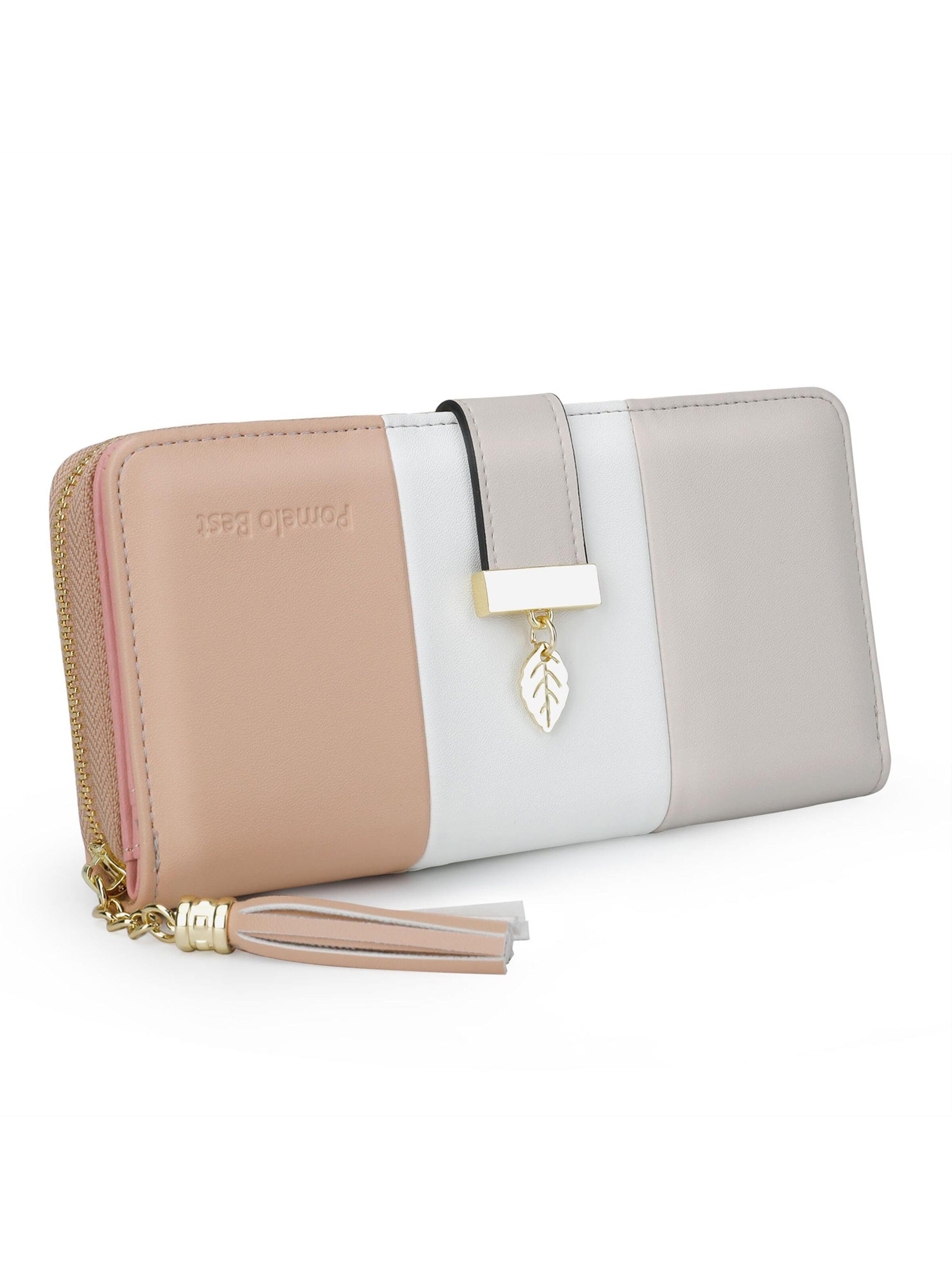 Porte-monnaies 'Damen Klassisch Minimalistisch' Pomelo Best en beige