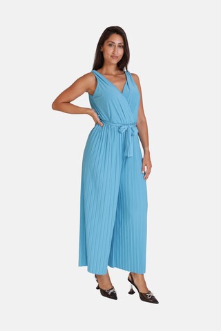 Elara Jumpsuit in Blau: Vorderseite