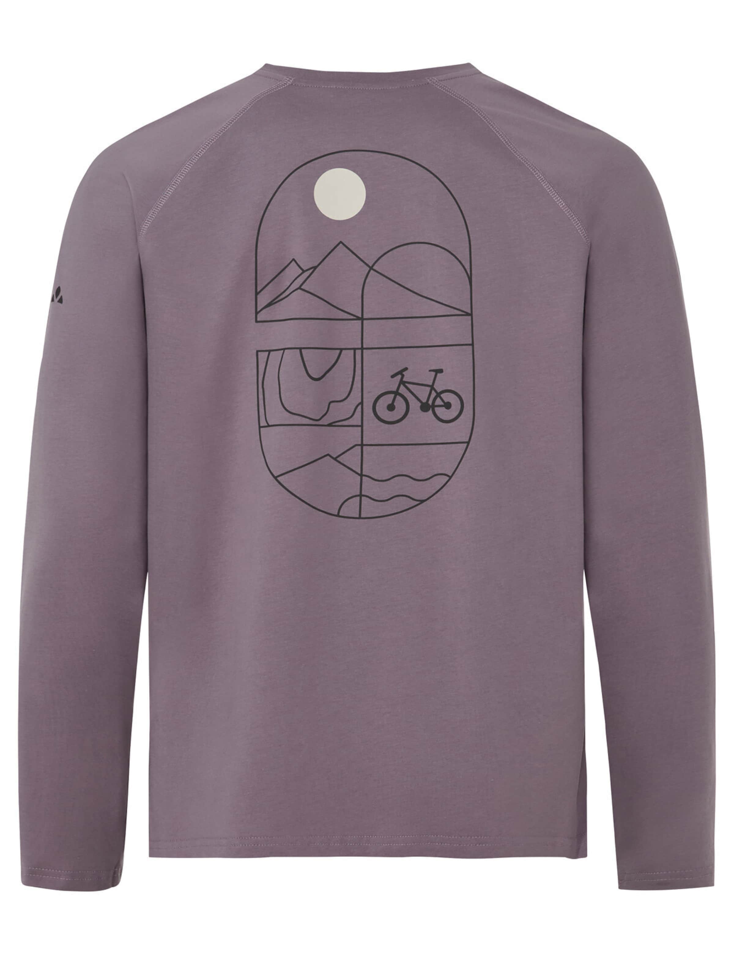 VAUDE Functioneel shirt 'Cyclist' in Lila