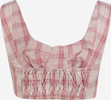 Missguided Petite Top in Pink