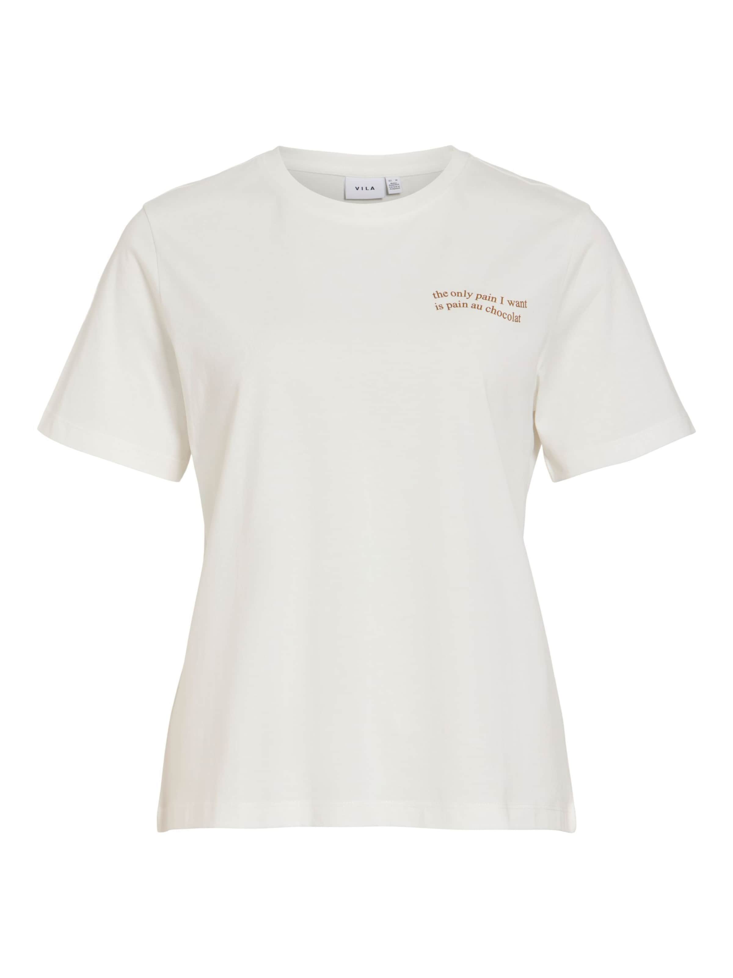 VILA - Camiseta 'VISybilla' en blanco: frente