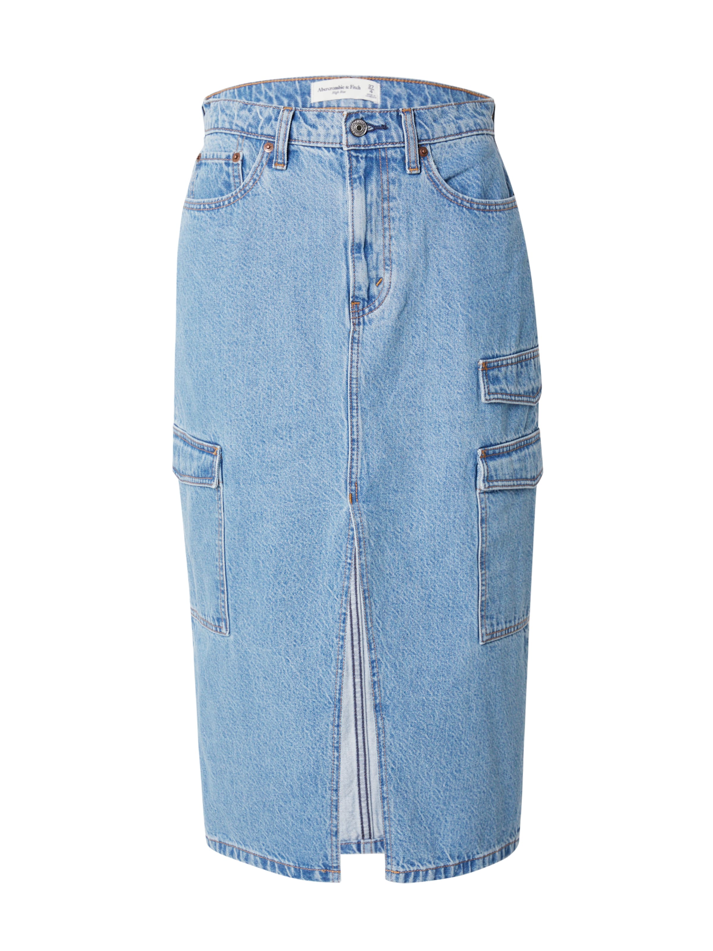 Abercrombie & Fitch - Falda en azul: frente