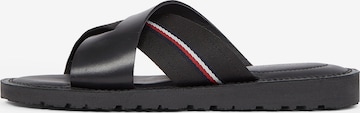 juoda TOMMY HILFIGER Šlepetės 'CRISS': priekis