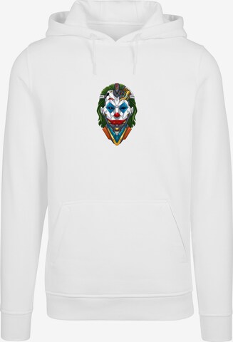 F4NT4STIC Sweatshirt 'Cyberpunk Joker' in Weiß: predná strana