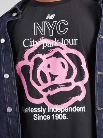 new balance Póló - fekete