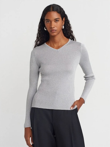 Pull-over 'Pullover' Dilvin en argent : devant