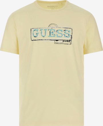 GUESS T-Shirt in Gelb: predná strana