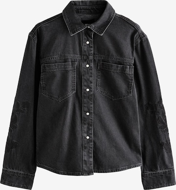 Next Välikausitakki värissä musta: etupuoli