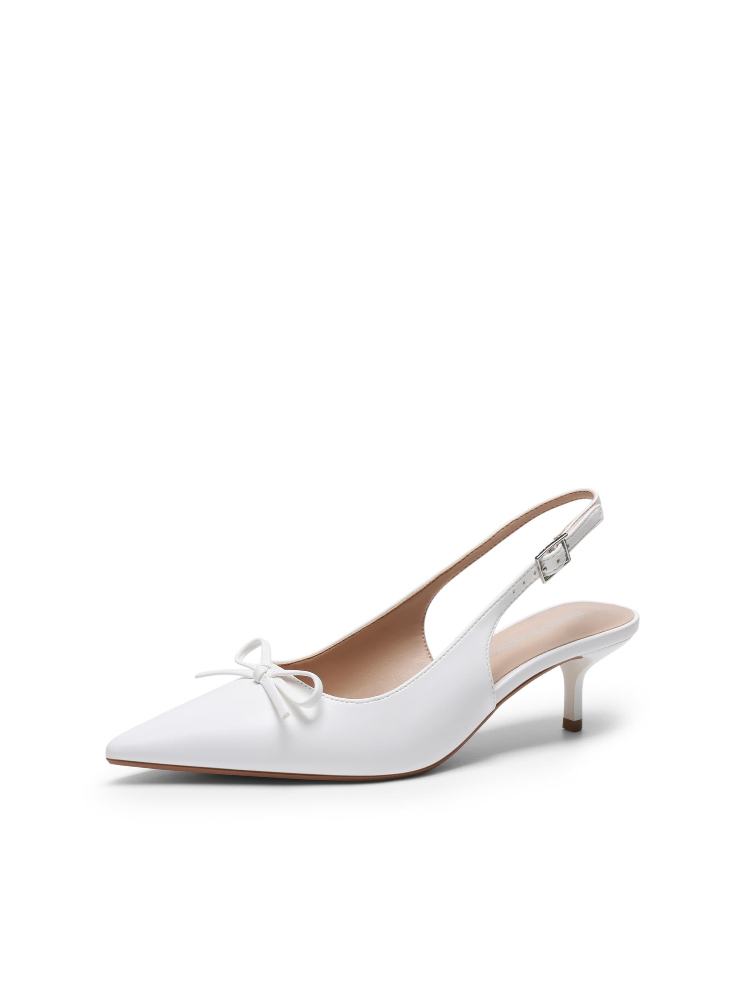 Décolleté sling di Dream Pairs in bianco: frontale