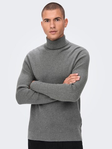 Pullover 'Phil' di Only & Sons in grigio