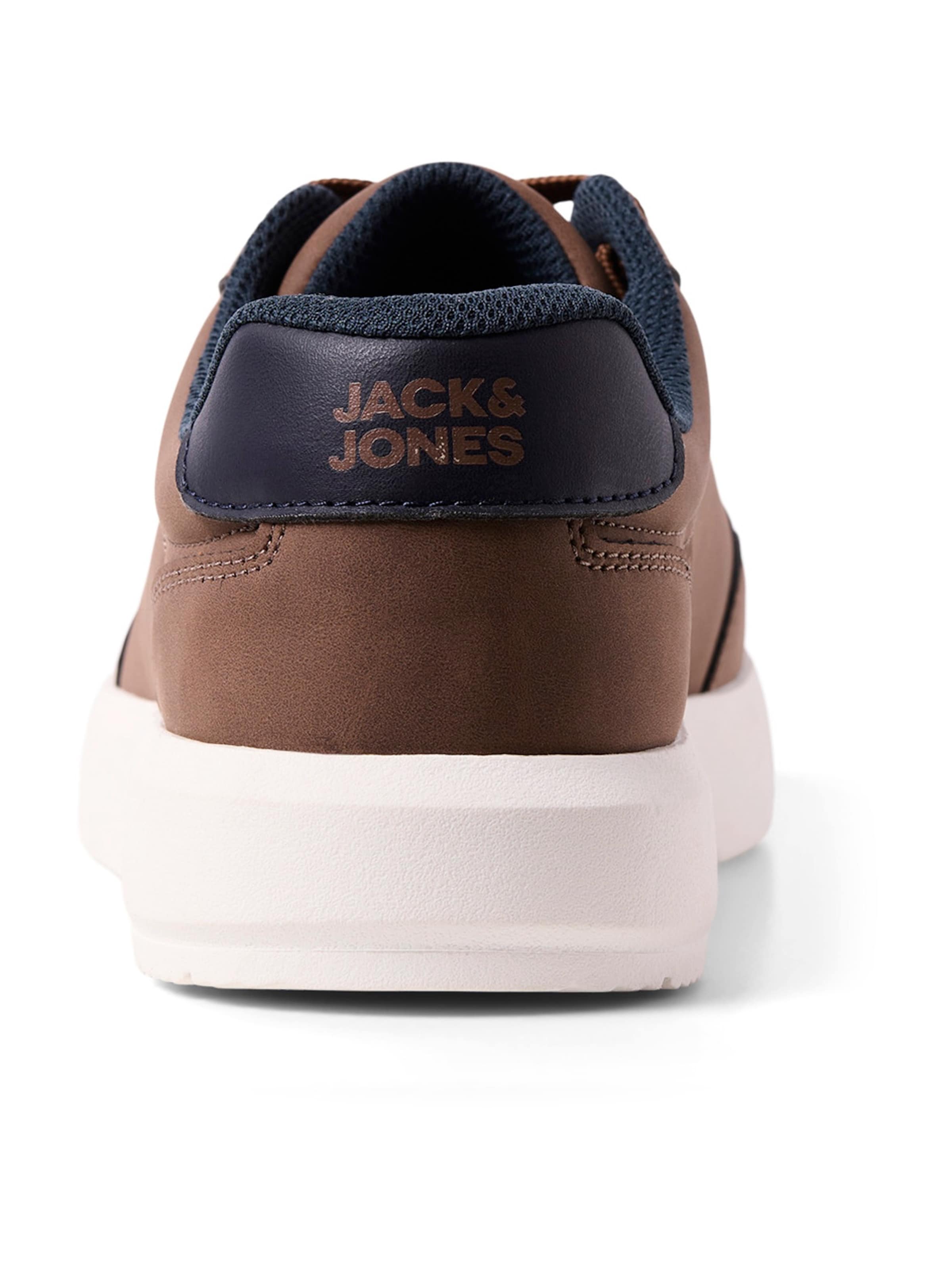 JACK & JONES Nizke superge 'JFWHINTON' | rjava barva