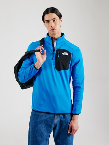 THE NORTH FACE - Camiseta deportiva 'CREST' en azul: frente
