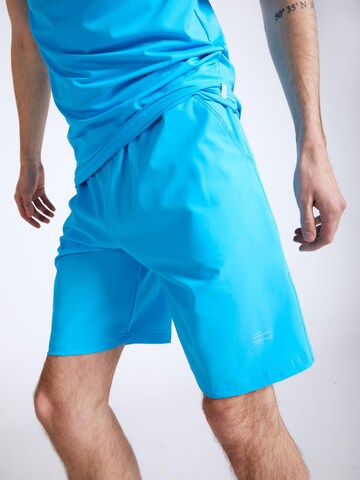SPORTKIND Regular Sporthose 'Shorts lang'‌ in Blau: Vorderseite