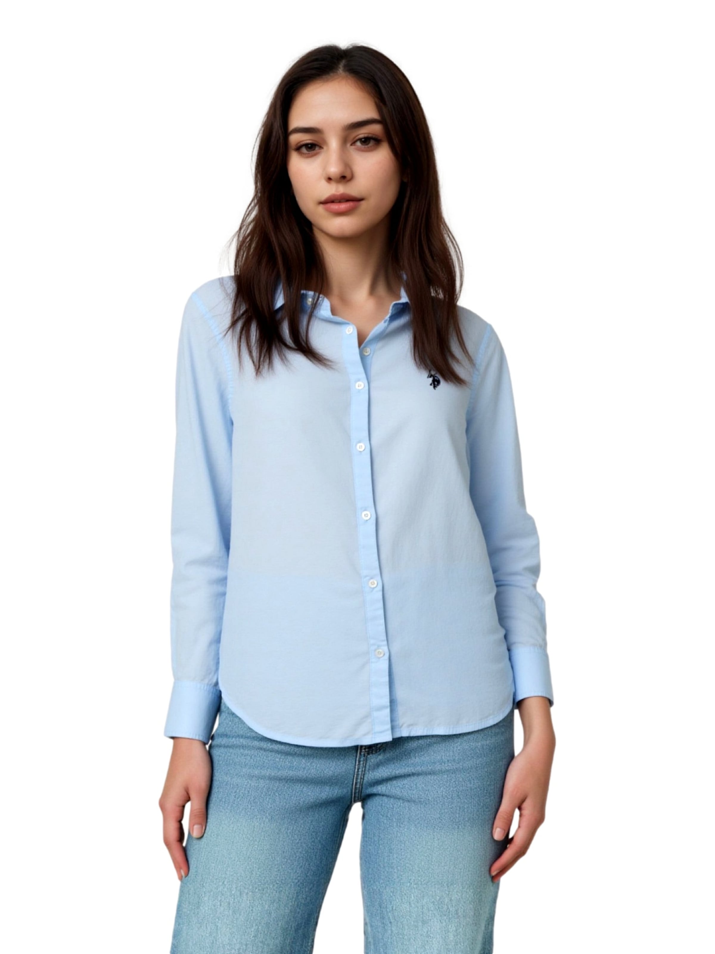 Chemisier U.S. POLO ASSN. en bleu : devant