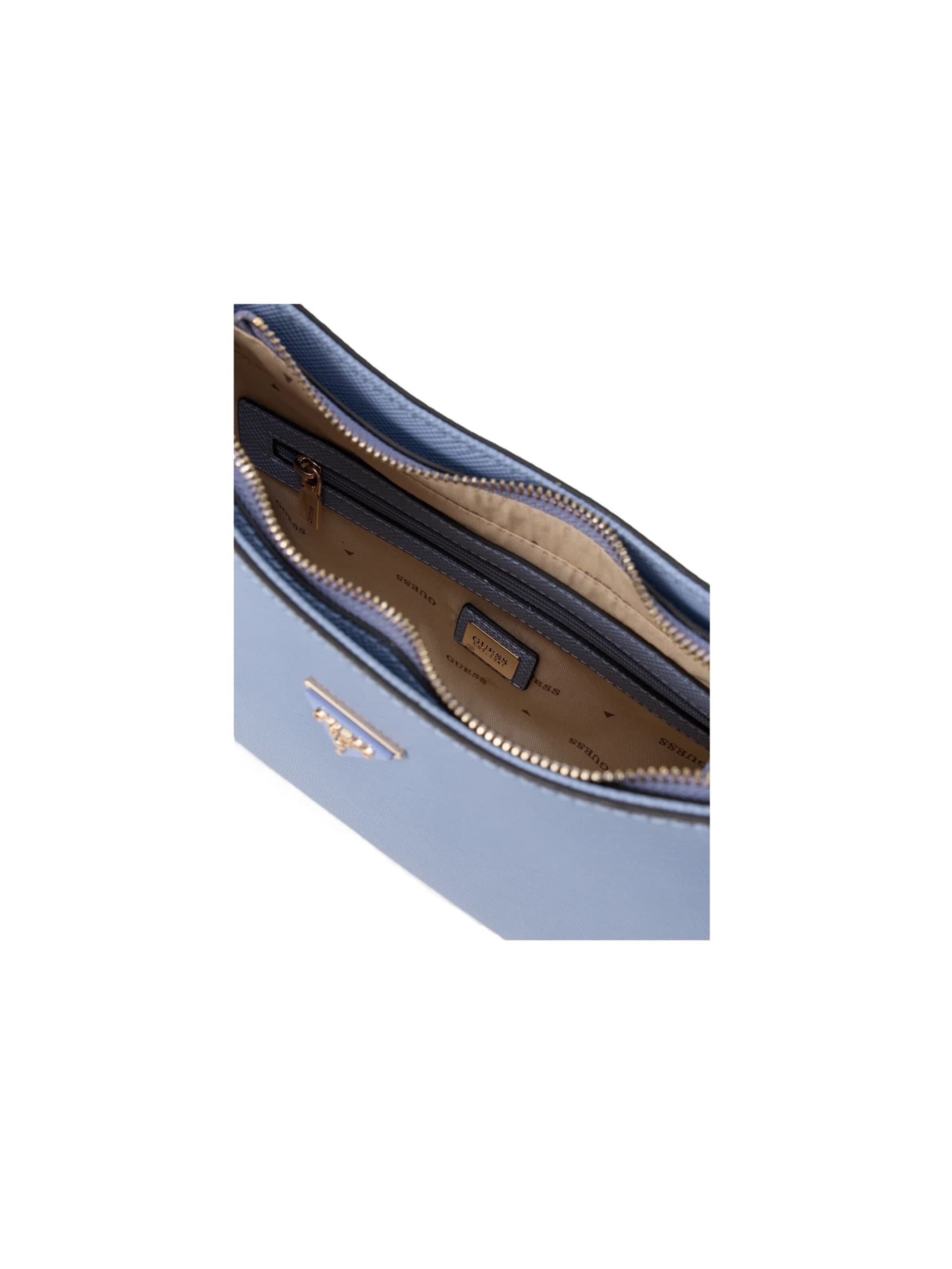 GUESS Ročna torbica 'Noelle II' | modra barva