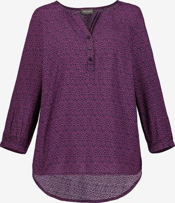 Gina Laura Blouse in Purple: front