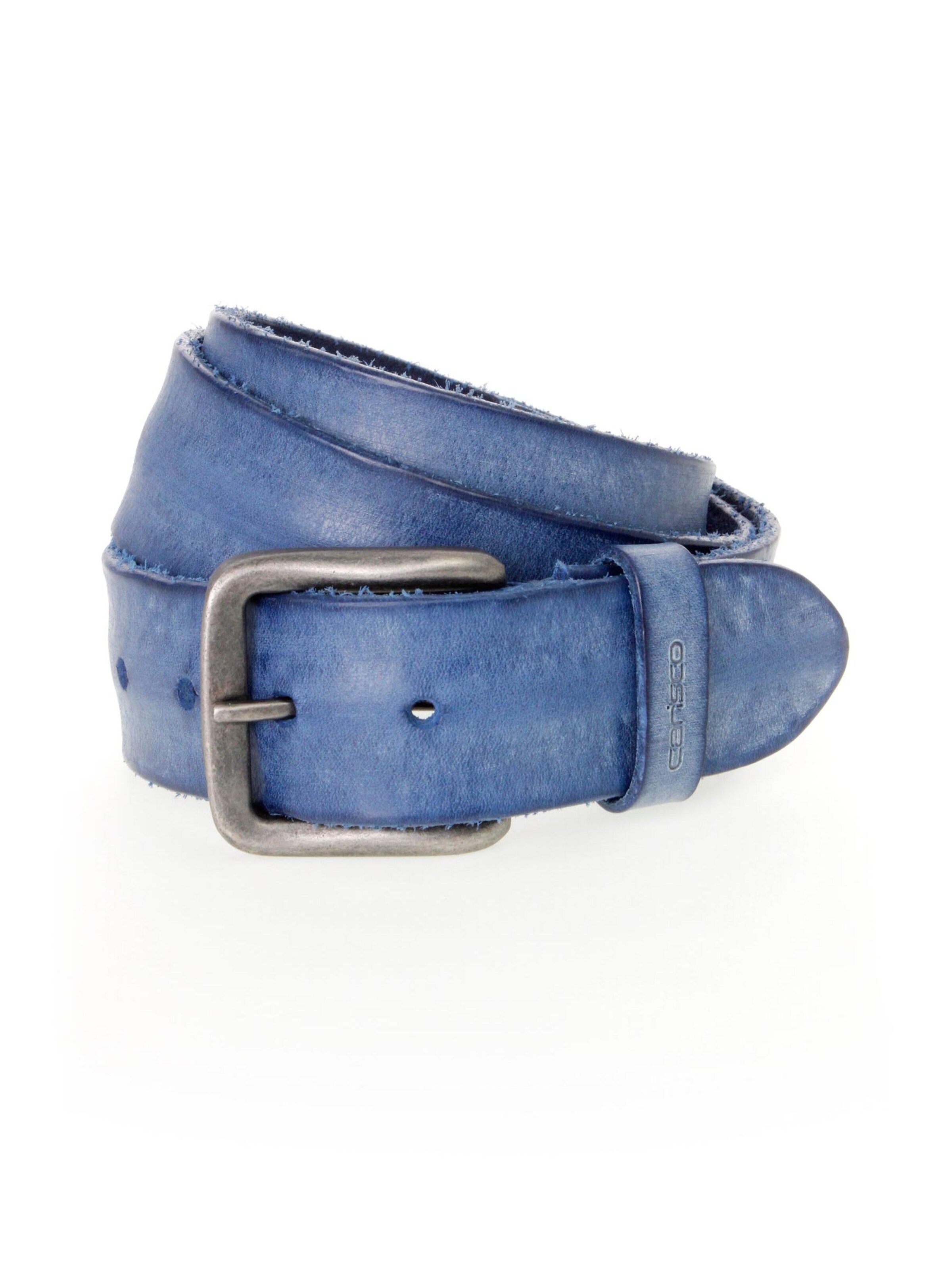 carisco Gürtel 'Jeansgürtel Gump'‌‌‌‌‌‌‌‌‌‌ in Blau: Vorderseite