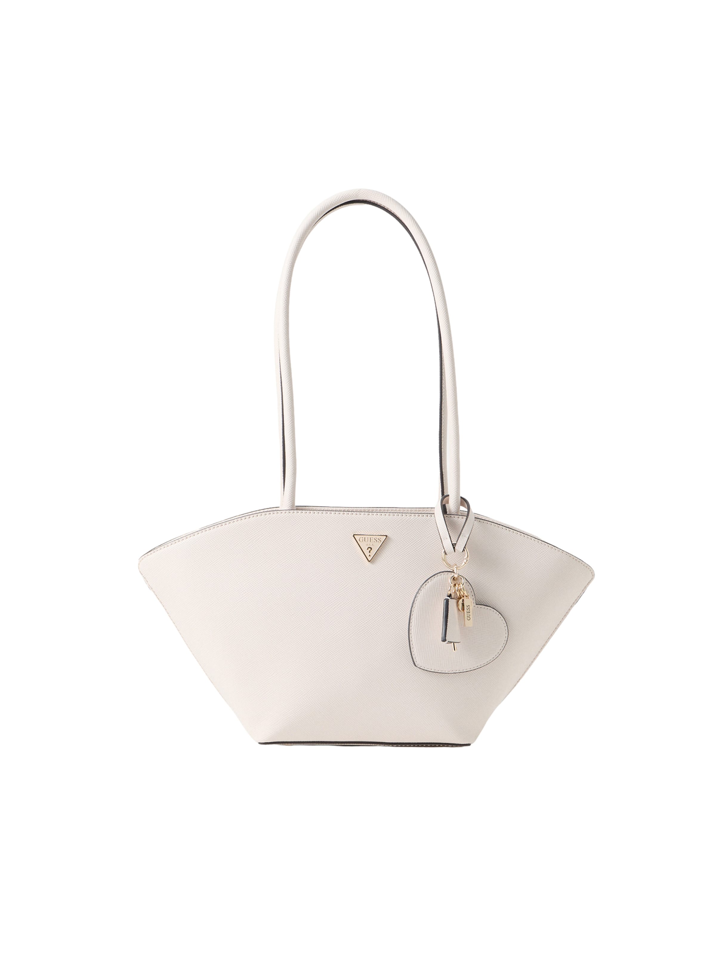 Borsa a spalla 'BOLENA SHOULDER SATCHEL' di GUESS in grigio: frontale