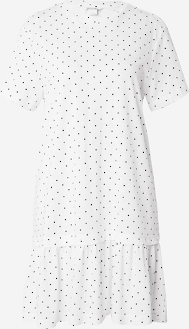 Monki Sukienka w kolorze biały: przód