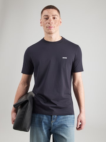 BOSS - Camisa em azul: frente