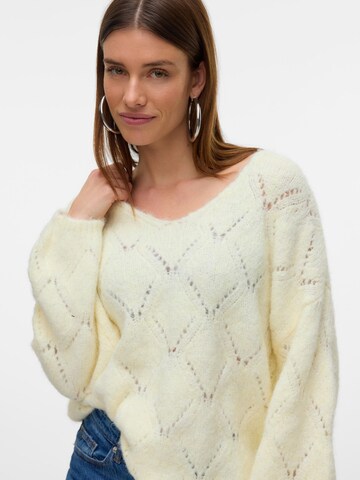 VERO MODA Trui 'VMNOVAH' in Geel