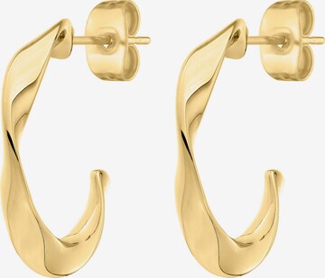 Boucles d'oreilles Liebeskind Berlin en or : devant