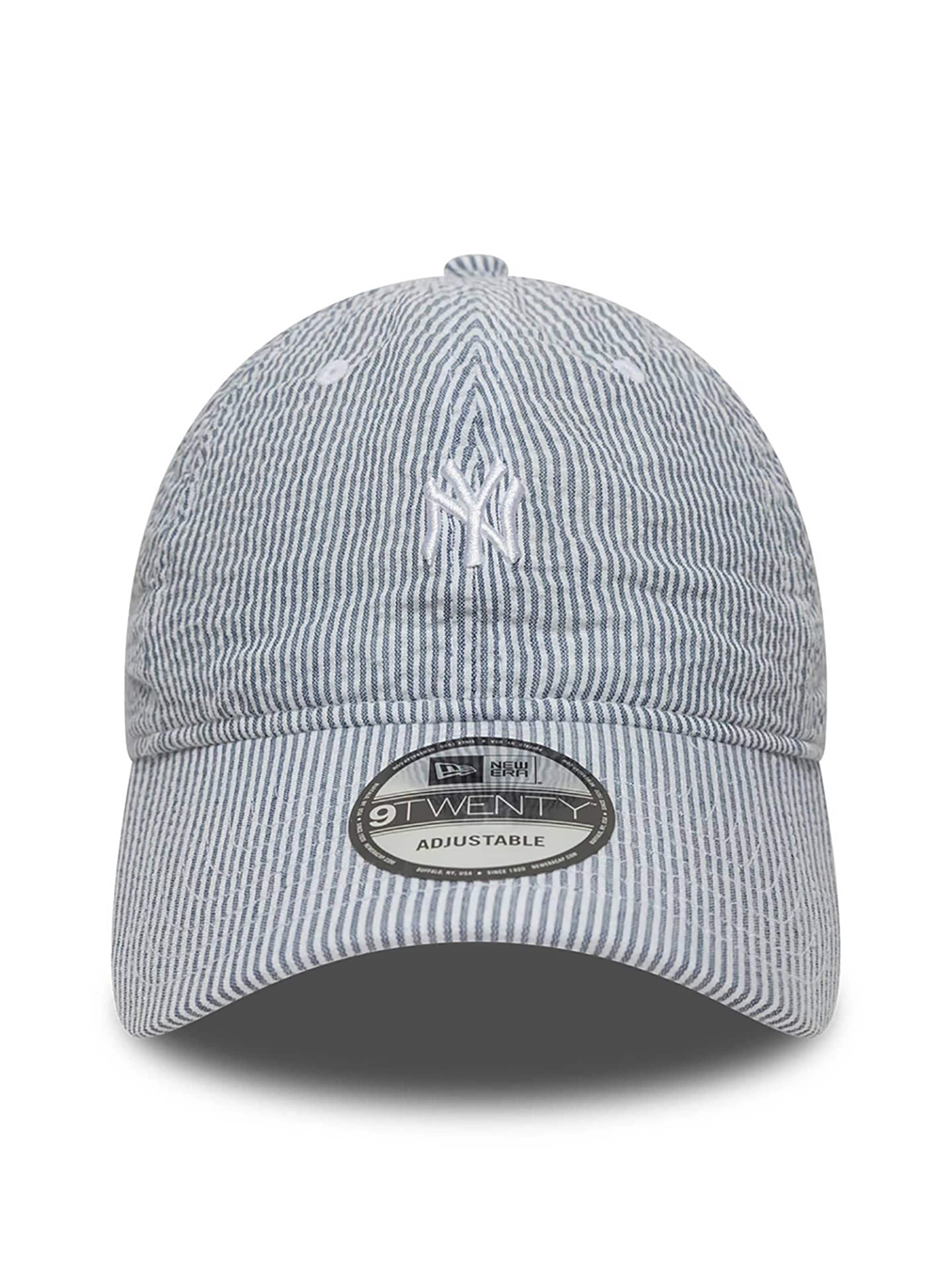 NEW ERA Športová šiltovka '9TWENTY New York Yankees MLB Seersucker' - Modrá
