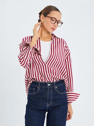 MixRay Blouse in Red