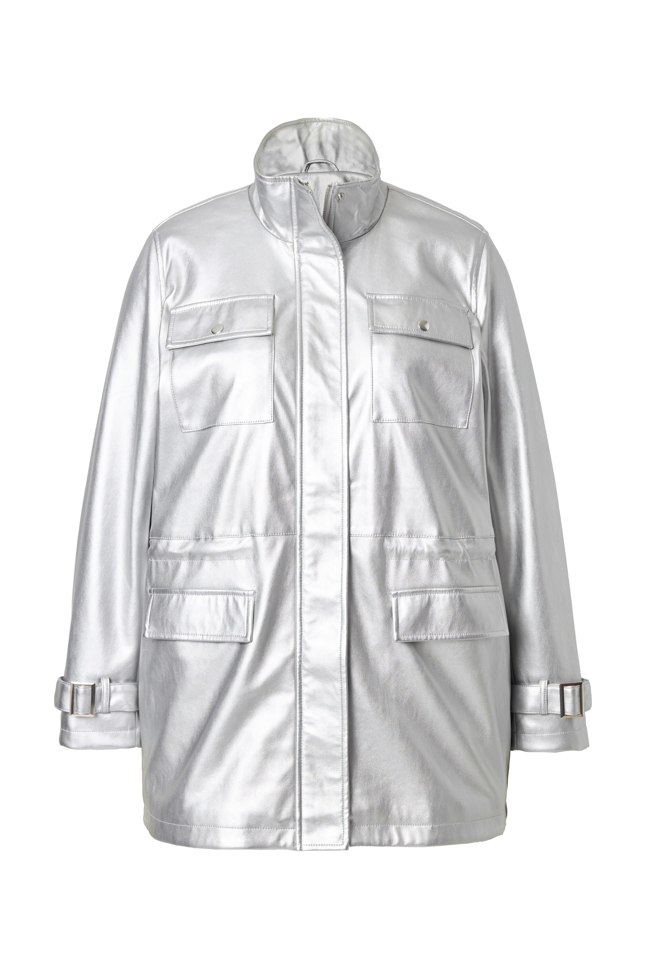 MIAMODA Jacke in Silber: Vorderseite