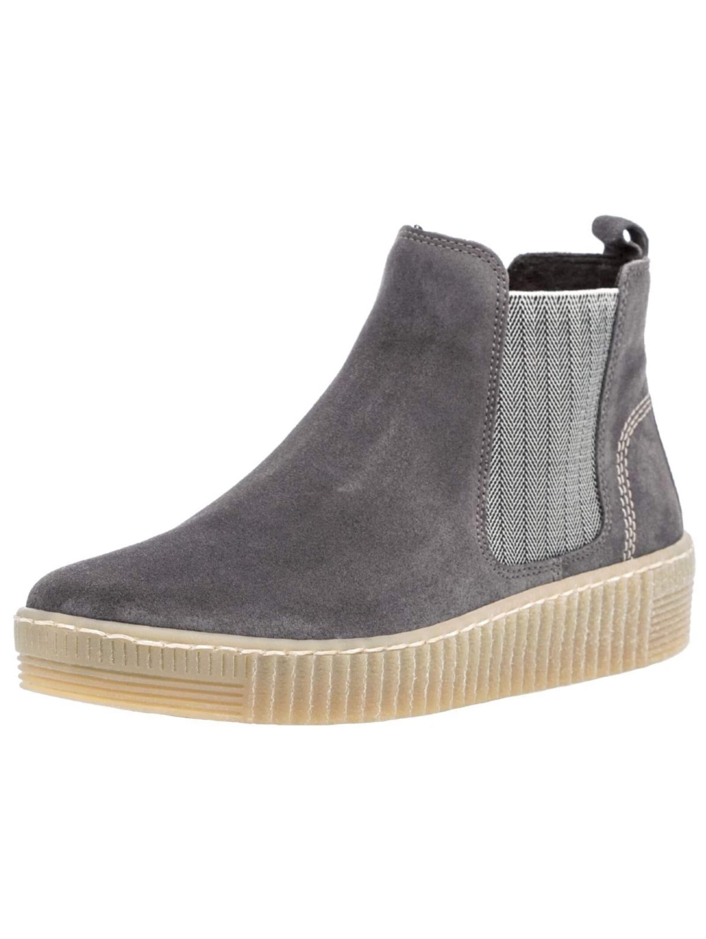 GABOR Chelsea Boots in Grey: front