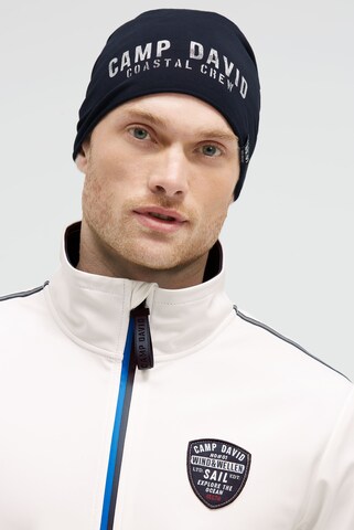 CAMP DAVID Mütze in Blau: Vorderseite
