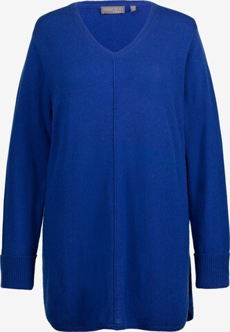 Ulla Popken Sweater in Blue: front