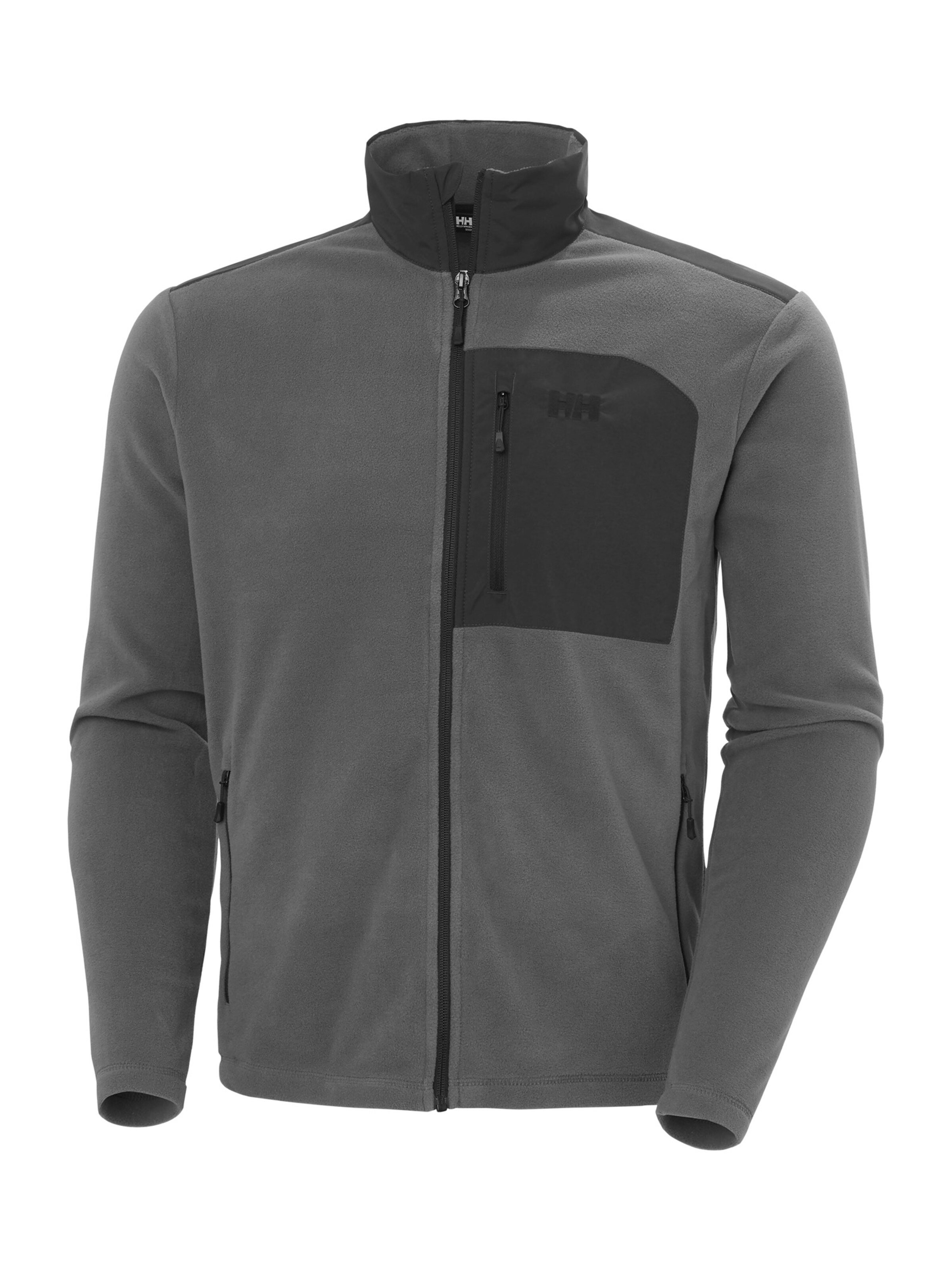 Veste en polaire fonctionnelle 'DAYBREAKER' HELLY HANSEN en gris : devant
