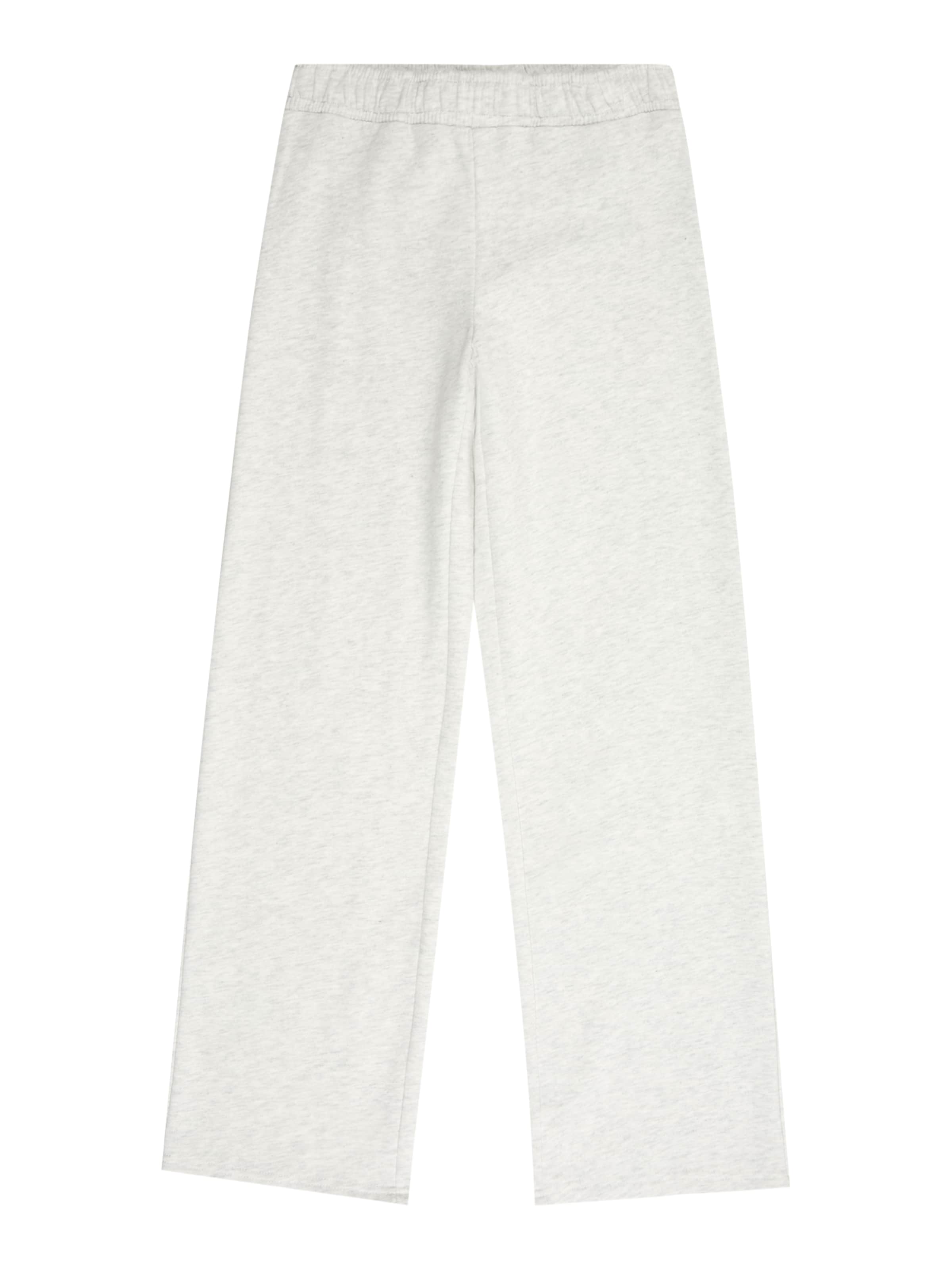 LMTD Široke hlačnice Hlače 'NLFNIZU' | siva barva: sprednja stran