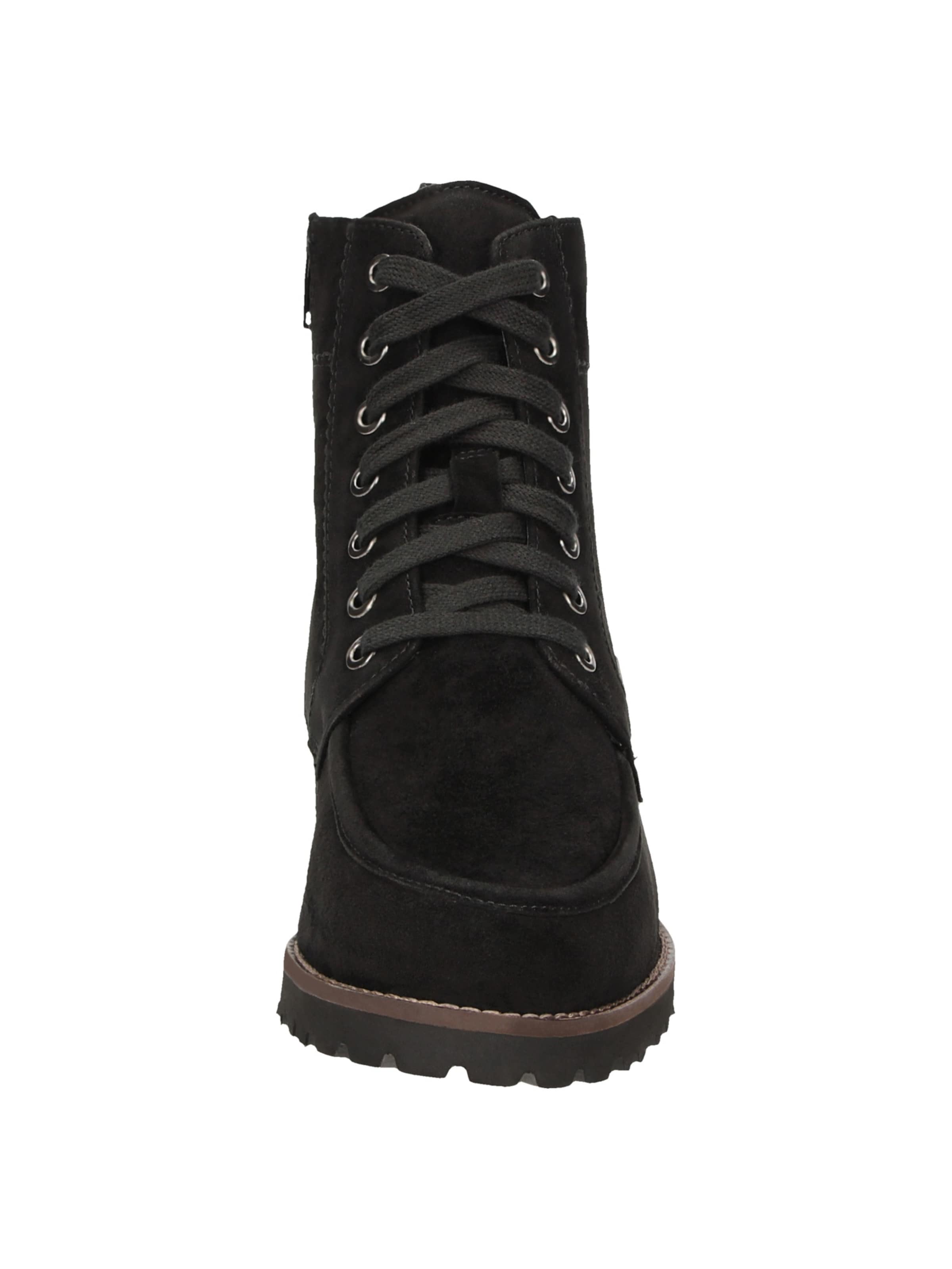 Bottines à lacets 'Merdit' SIOUX en noir