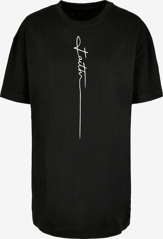Merchcode Oversize t-shirt 'Faith' i svart: framsida