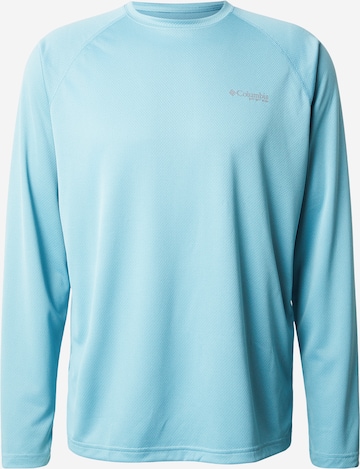 T-Shirt 'Solar Stream' COLUMBIA en bleu : devant