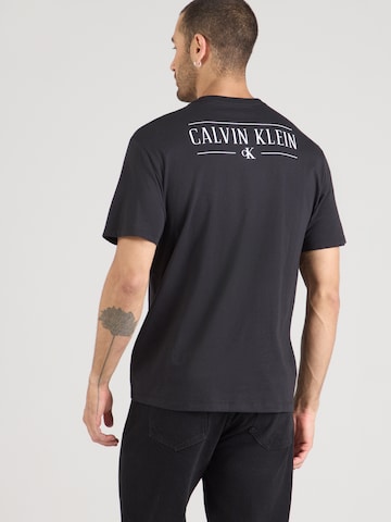 melns Calvin Klein Jeans T-Krekls: no priekšpuses